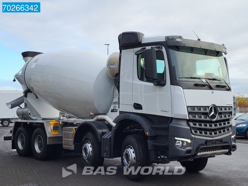 Mikser za beton novi Mercedes-Benz Arocs 4140 8X4 NEW 10m3 Remmel mixer Big-Axle Steelsuspension Euro 3: slika 6