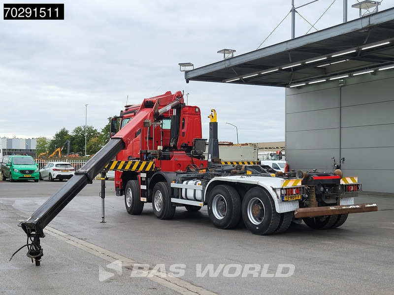 Mercedes-Benz Arocs 4145 8X4 NL-Truck HMF RCL 5300 Crane Hyva 26-51-S Hooklift Steelsuspension Big-Axle Automatic Euro 6 - Kamion sa hidrauličnom kukom, Kamion sa dizalicom: slika 3 Mercedes-Benz Arocs 4145 8X4 NL-Truck HMF RCL 5300 Crane Hyva 26-51-S Hooklift Steelsuspension Big-Axle Automatic Euro 6 - Kamion sa hidrauličnom kukom, Kamion sa dizalicom: slika 3