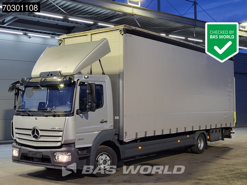 Mercedes-Benz Atego 1224 4X2 280cm height box 1500kg Ladebordwand Automatic Euro 6 - Kamion sa ceradom: slika 1 Mercedes-Benz Atego 1224 4X2 280cm height box 1500kg Ladebordwand Automatic Euro 6 - Kamion sa ceradom: slika 1