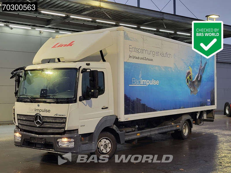 Mercedes-Benz Atego 818 4X2 8tonner Automatic 1500kg Ladebordwand Euro 6 - Kamion sa zatvorenim sandukom: slika 1 Mercedes-Benz Atego 818 4X2 8tonner Automatic 1500kg Ladebordwand Euro 6 - Kamion sa zatvorenim sandukom: slika 1