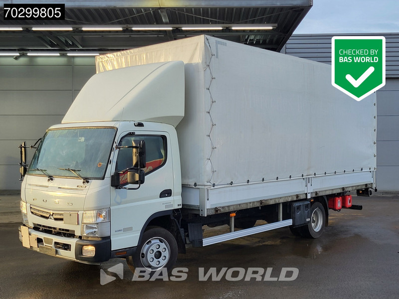 Mitsubishi Fuso 7C 18 4X2 Steelsuspension 1000kg Ladebordwand Automatic Euro 6 - Kamion sa ceradom: slika 1 Mitsubishi Fuso 7C 18 4X2 Steelsuspension 1000kg Ladebordwand Automatic Euro 6 - Kamion sa ceradom: slika 1