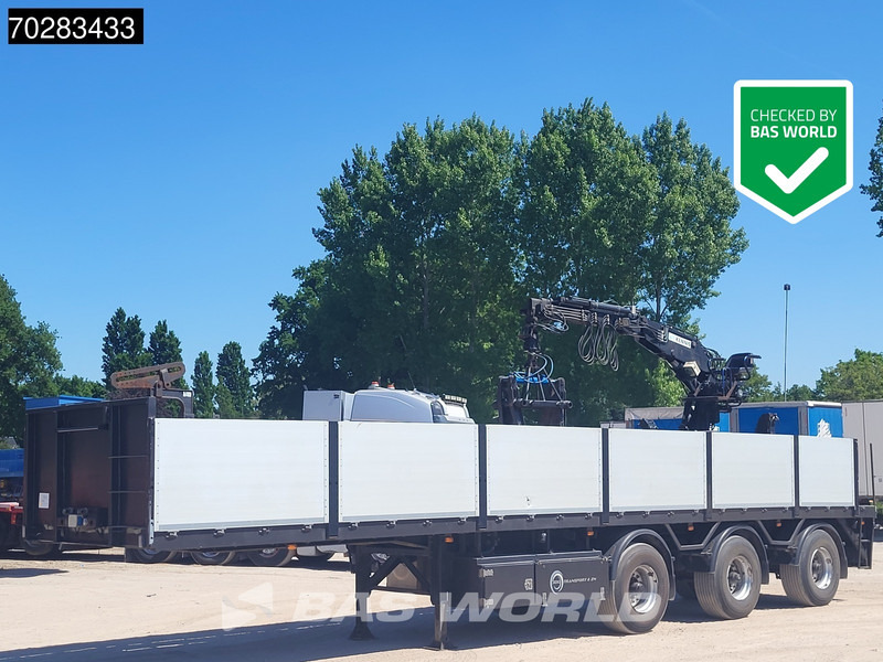 Pacton TPD347 TUV 02/26 2x Steering Axle Crane 16R - Plato poluprikolica: slika 1 Pacton TPD347 TUV 02/26 2x Steering Axle Crane 16R - Plato poluprikolica: slika 1