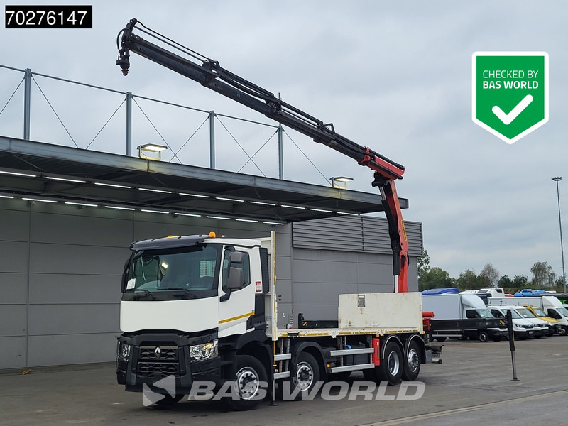 Renault C 380 8X2 Palfinger PK24001K Remote Lenkachse Euro 6 - Kamion sa tovarnim sandukom, Kamion sa dizalicom: slika 1 Renault C 380 8X2 Palfinger PK24001K Remote Lenkachse Euro 6 - Kamion sa tovarnim sandukom, Kamion sa dizalicom: slika 1