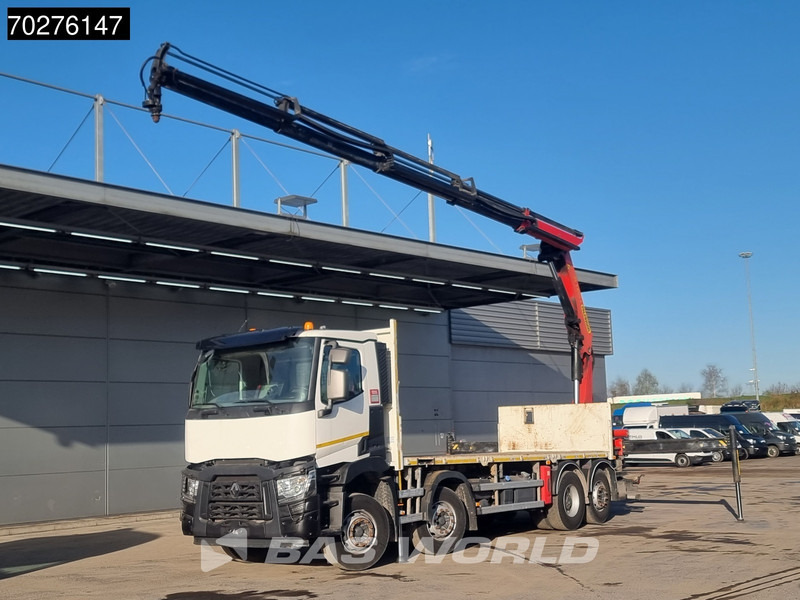Renault C 380 8X2 Palfinger PK24001K Remote Lenkachse Euro 6 - Kamion sa tovarnim sandukom, Kamion sa dizalicom: slika 1 Renault C 380 8X2 Palfinger PK24001K Remote Lenkachse Euro 6 - Kamion sa tovarnim sandukom, Kamion sa dizalicom: slika 1