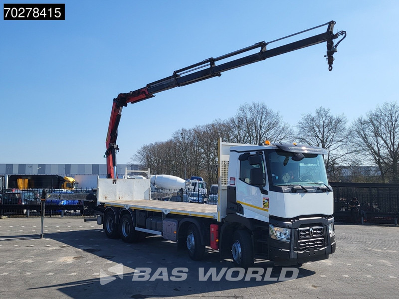 Renault C 430 8X4 Palfinger 22002 EH kran Crane Big-Axle steel suspension Euro 6 - Kamion sa tovarnim sandukom, Kamion sa dizalicom: slika 3 Renault C 430 8X4 Palfinger 22002 EH kran Crane Big-Axle steel suspension Euro 6 - Kamion sa tovarnim sandukom, Kamion sa dizalicom: slika 3