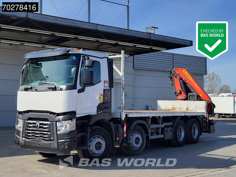 Renault C 430 8X4 Palfinger PK33002EH Euro 6 Big Axle - Kamion sa tovarnim sandukom, Kamion sa dizalicom: slika 2 Renault C 430 8X4 Palfinger PK33002EH Euro 6 Big Axle - Kamion sa tovarnim sandukom, Kamion sa dizalicom: slika 2