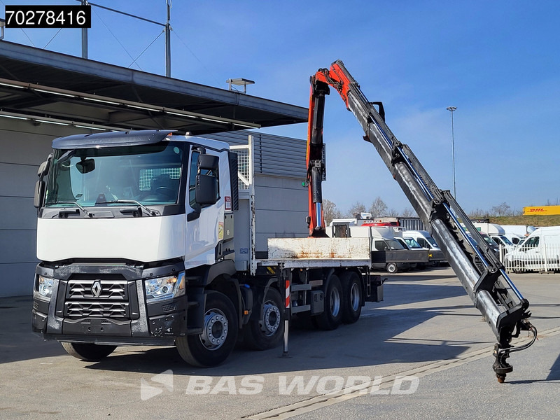 Renault C 430 8X4 Palfinger PK33002EH Euro 6 Big Axle - Kamion sa tovarnim sandukom, Kamion sa dizalicom: slika 1 Renault C 430 8X4 Palfinger PK33002EH Euro 6 Big Axle - Kamion sa tovarnim sandukom, Kamion sa dizalicom: slika 1