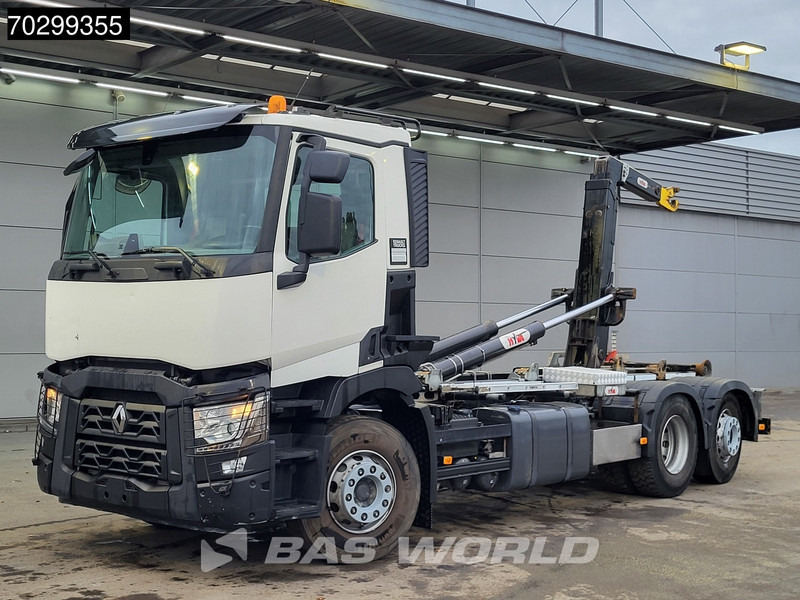 Renault C 460 6X2 20 tons Hyva 20-57-S containersystem Lift+steering Axle Automatic LED - Kamion sa hidrauličnom kukom: slika 3 Renault C 460 6X2 20 tons Hyva 20-57-S containersystem Lift+steering Axle Automatic LED - Kamion sa hidrauličnom kukom: slika 3