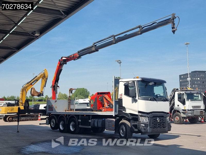 Renault C 480 8X4 Palfinger 24.001 SLD5 Kran Crane Lift-Lenkachse Euro 6 - Kamion sa tovarnim sandukom, Kamion sa dizalicom: slika 3 Renault C 480 8X4 Palfinger 24.001 SLD5 Kran Crane Lift-Lenkachse Euro 6 - Kamion sa tovarnim sandukom, Kamion sa dizalicom: slika 3