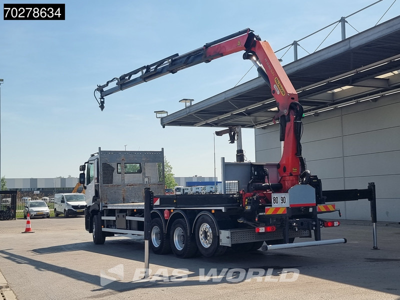 Renault C 480 8X4 Palfinger 24.001 SLD5 Kran Crane Lift-Lenkachse Euro 6 - Kamion sa tovarnim sandukom, Kamion sa dizalicom: slika 2 Renault C 480 8X4 Palfinger 24.001 SLD5 Kran Crane Lift-Lenkachse Euro 6 - Kamion sa tovarnim sandukom, Kamion sa dizalicom: slika 2