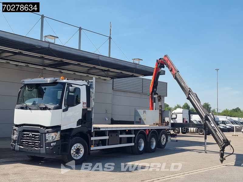 Renault C 480 8X4 Palfinger 24.001 SLD5 Kran Crane Lift-Lenkachse Euro 6 - Kamion sa tovarnim sandukom, Kamion sa dizalicom: slika 5 Renault C 480 8X4 Palfinger 24.001 SLD5 Kran Crane Lift-Lenkachse Euro 6 - Kamion sa tovarnim sandukom, Kamion sa dizalicom: slika 5