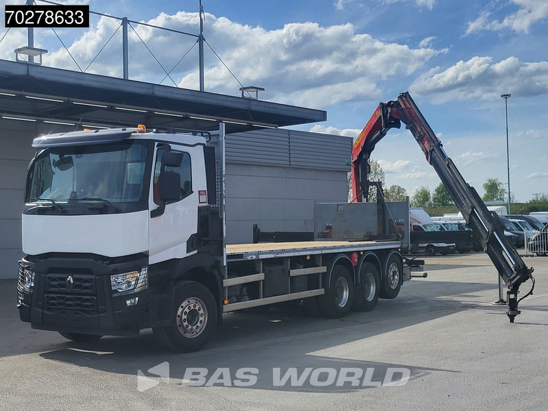 Renault C 480 8X4 Palfinger PK24.001 SLD5 Crane Kran Automatic Liftachse Euro 6 - Kamion sa tovarnim sandukom, Kamion sa dizalicom: slika 2 Renault C 480 8X4 Palfinger PK24.001 SLD5 Crane Kran Automatic Liftachse Euro 6 - Kamion sa tovarnim sandukom, Kamion sa dizalicom: slika 2