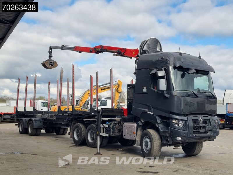 Renault K 520 6X6 Holz Kran Palfinger Q180Z96 6x6 Big-Axle Steelsuspension - Šticar, Kamion sa dizalicom: slika 2 Renault K 520 6X6 Holz Kran Palfinger Q180Z96 6x6 Big-Axle Steelsuspension - Šticar, Kamion sa dizalicom: slika 2