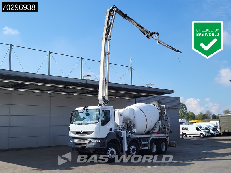 Renault Kerax 410 8X4 Mecbo PUMI 24 Mtr 7m3 mixer Automatic Euro 4 - Auto pumpa za beton: slika 1 Renault Kerax 410 8X4 Mecbo PUMI 24 Mtr 7m3 mixer Automatic Euro 4 - Auto pumpa za beton: slika 1