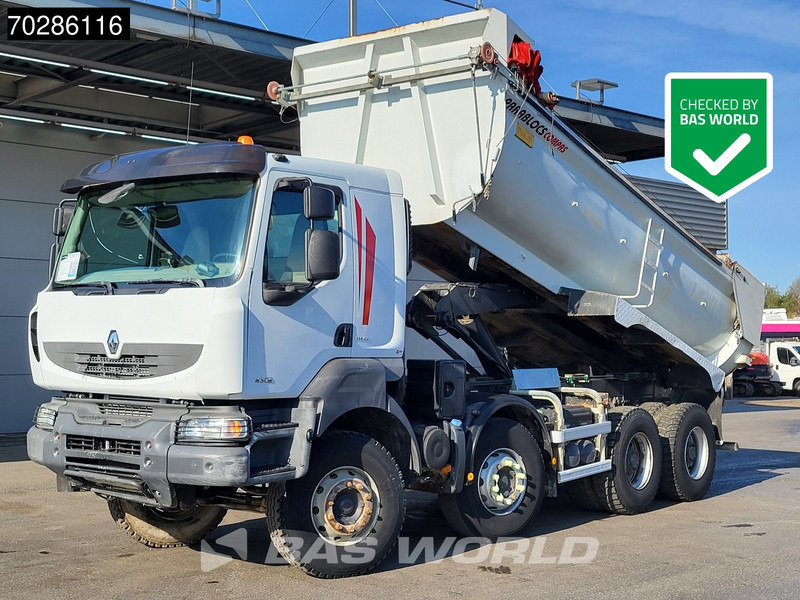 Renault Kerax 430 8X4 16m3 tipper Retarder Big-Axle steel suspension automatic Euro 5 - Istovarivač: slika 1 Renault Kerax 430 8X4 16m3 tipper Retarder Big-Axle steel suspension automatic Euro 5 - Istovarivač: slika 1