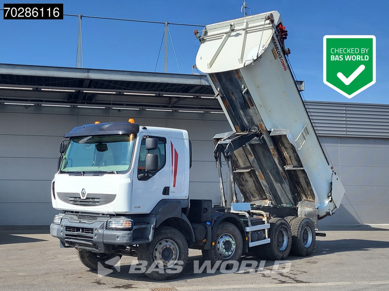 Renault Kerax 430 8X4 16m3 tipper Retarder Big-Axle steel suspension automatic Euro 5 - Istovarivač: slika 1 Renault Kerax 430 8X4 16m3 tipper Retarder Big-Axle steel suspension automatic Euro 5 - Istovarivač: slika 1