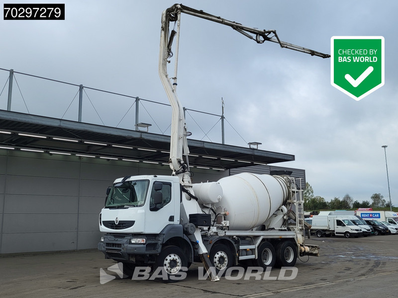 Renault Kerax 8X4 Mecbo M3-23/100-BZ Pomp+Mixer Big-Axle Steelsuspension Euro 5 - Mikser za beton: slika 1 Renault Kerax 8X4 Mecbo M3-23/100-BZ Pomp+Mixer Big-Axle Steelsuspension Euro 5 - Mikser za beton: slika 1