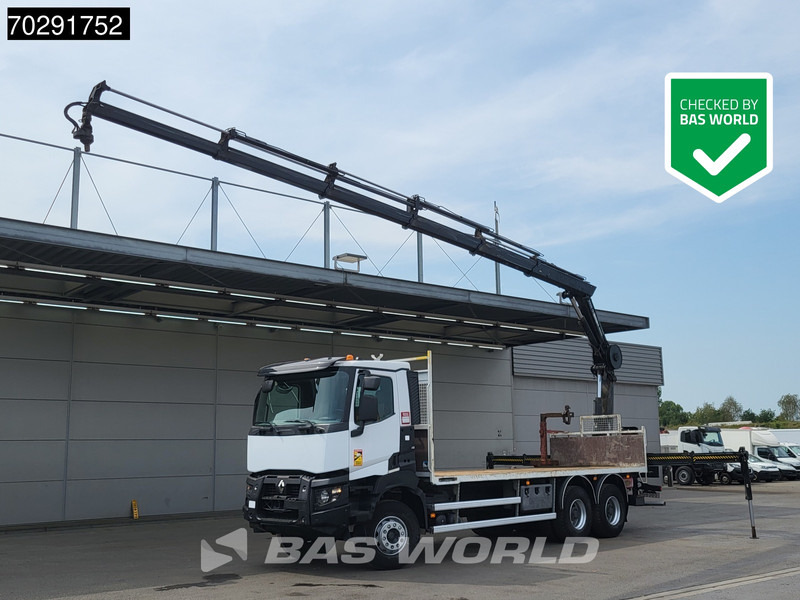 Renault Premium 380 6X4 HIAB X-HIDUO 188 E-5 Crane Steelsuspension Big-Axle Automatic Euro 6 - Kamion sa tovarnim sandukom, Kamion sa dizalicom: slika 1 Renault Premium 380 6X4 HIAB X-HIDUO 188 E-5 Crane Steelsuspension Big-Axle Automatic Euro 6 - Kamion sa tovarnim sandukom, Kamion sa dizalicom: slika 1