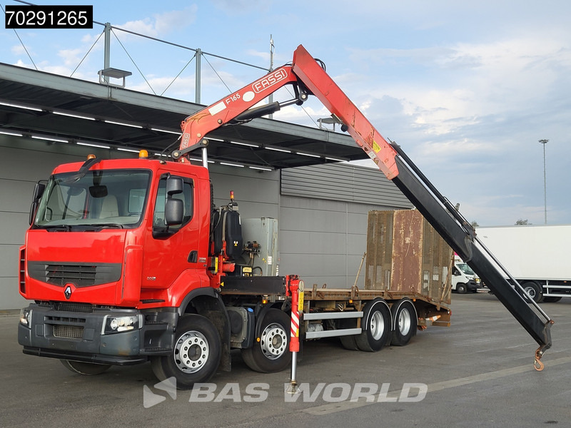 Renault Premium 380 8X4 Fassi F165A.2.22 Crane Kran Hydraulic Ramp Lift-Axle Euro 5 - Kamion sa tovarnim sandukom, Kamion sa dizalicom: slika 5 Renault Premium 380 8X4 Fassi F165A.2.22 Crane Kran Hydraulic Ramp Lift-Axle Euro 5 - Kamion sa tovarnim sandukom, Kamion sa dizalicom: slika 5