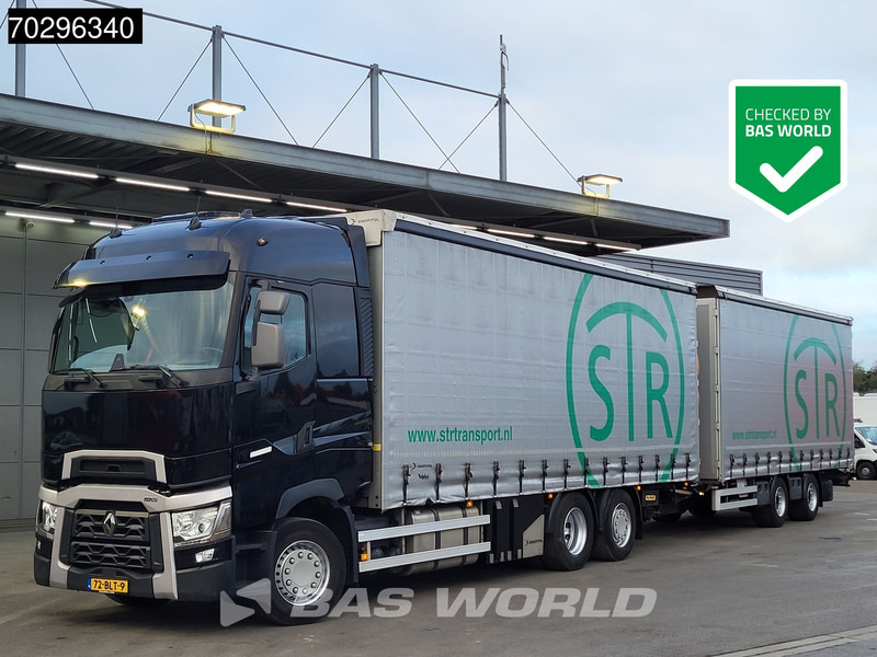 Renault T 480 6X2 NL-Truck combi Liftaxle 1500kg Ladebordwand Euro 6 - Kamion sa ceradom: slika 1 Renault T 480 6X2 NL-Truck combi Liftaxle 1500kg Ladebordwand Euro 6 - Kamion sa ceradom: slika 1