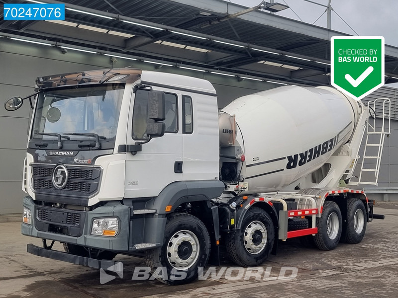 SHACMAN 8x4 EURO 6 8X4 NEW! 8m3 Liebherr Mixer Big-Axle Steel Suspension - Mikser za beton: slika 1 SHACMAN 8x4 EURO 6 8X4 NEW! 8m3 Liebherr Mixer Big-Axle Steel Suspension - Mikser za beton: slika 1