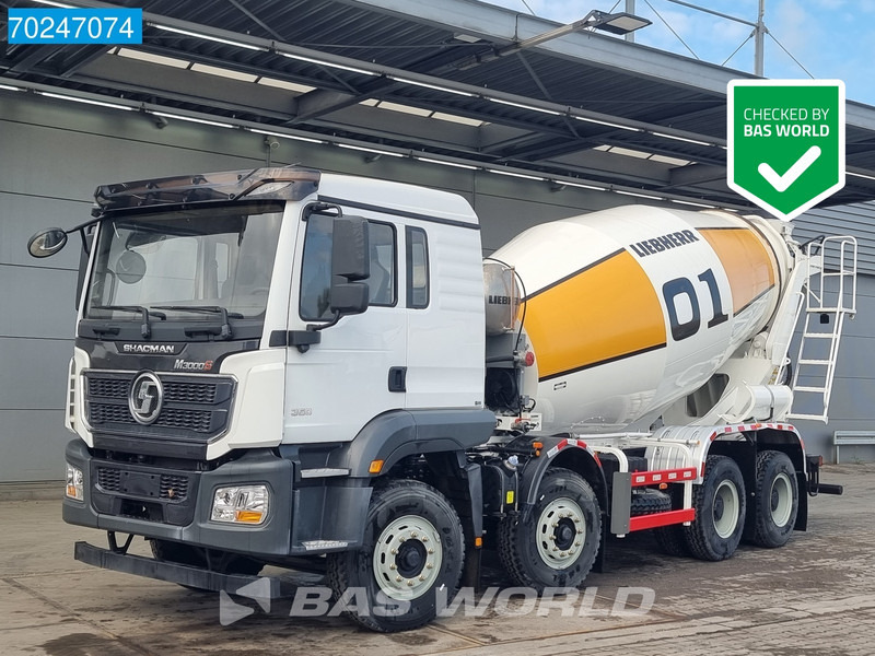 SHACMAN M3000 S 8X4 NEW! 8m3 Liebherr Mixer Big-Axle Steelsuspension - Mikser za beton: slika 1 SHACMAN M3000 S 8X4 NEW! 8m3 Liebherr Mixer Big-Axle Steelsuspension - Mikser za beton: slika 1