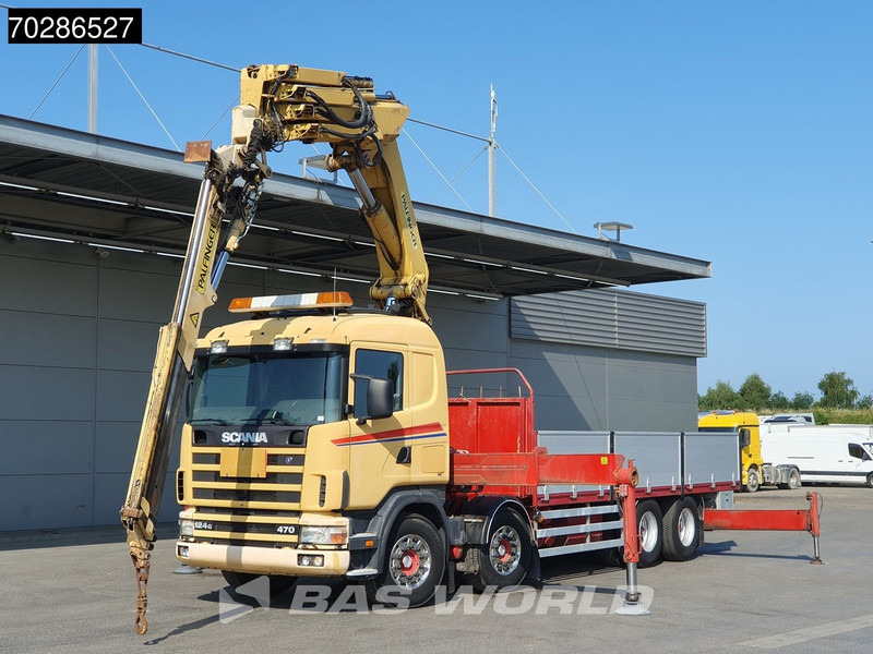 Scania 124G 470 8X4 Palfinger PK45000 C4 Crane Kran Fly-Jib Manual Steering Axle Euro 3 - Kamion sa tovarnim sandukom, Kamion sa dizalicom: slika 5 Scania 124G 470 8X4 Palfinger PK45000 C4 Crane Kran Fly-Jib Manual Steering Axle Euro 3 - Kamion sa tovarnim sandukom, Kamion sa dizalicom: slika 5