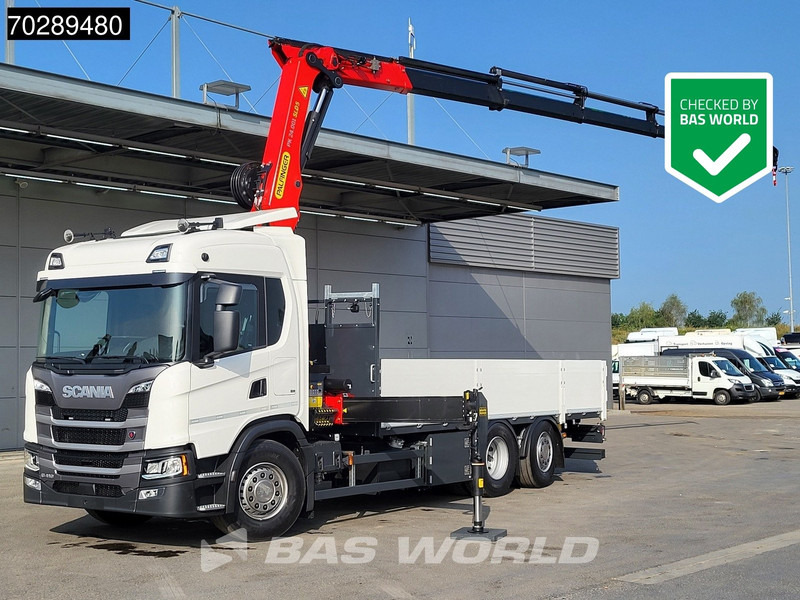 Scania G410 6X2 New! Palfinger PK24.001 SLD 5 Crane Kran Retarder Lift+Steering Axle LED ACC - Kamion sa tovarnim sandukom, Kamion sa dizalicom: slika 1 Scania G410 6X2 New! Palfinger PK24.001 SLD 5 Crane Kran Retarder Lift+Steering Axle LED ACC - Kamion sa tovarnim sandukom, Kamion sa dizalicom: slika 1