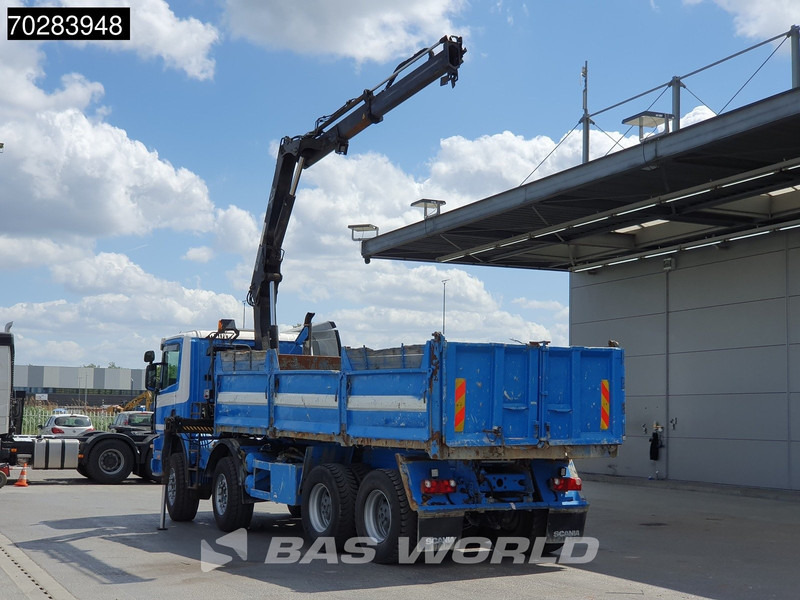 Scania G420 8X4 15m3 tipper Hiab 144 Crane Steelsuspension Manual Big-Axle Euro 3 - Istovarivač, Kamion sa dizalicom: slika 2 Scania G420 8X4 15m3 tipper Hiab 144 Crane Steelsuspension Manual Big-Axle Euro 3 - Istovarivač, Kamion sa dizalicom: slika 2
