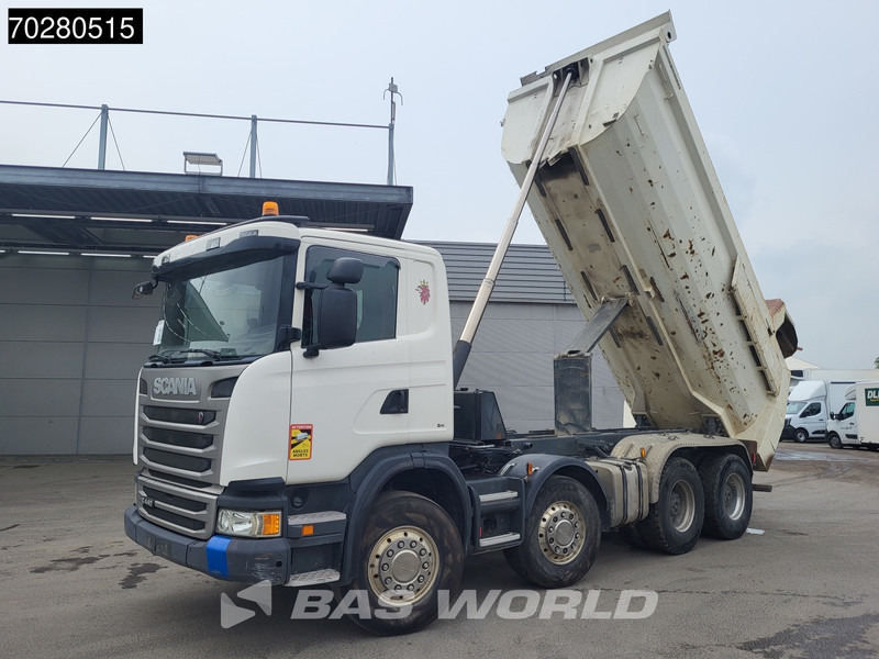 Scania G440 8X4 17m3 Meiller Manual Retarder Big-Axle Steelsuspension Euro 5 - Istovarivač: slika 1 Scania G440 8X4 17m3 Meiller Manual Retarder Big-Axle Steelsuspension Euro 5 - Istovarivač: slika 1