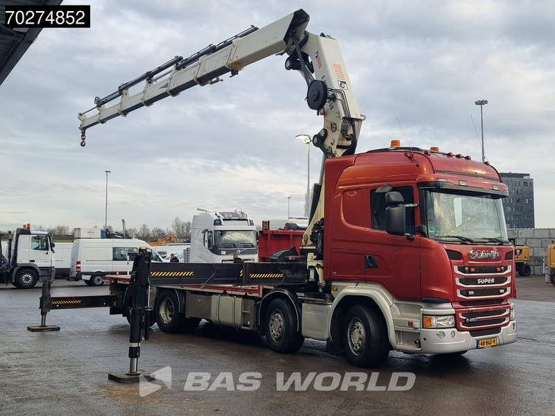 Scania G450 8X2 NL-Truck Hiab X-HIPRO 1058EP-6 Kran Front stab Retarder Euro 6 - Kamion sa tovarnim sandukom, Kamion sa dizalicom: slika 3 Scania G450 8X2 NL-Truck Hiab X-HIPRO 1058EP-6 Kran Front stab Retarder Euro 6 - Kamion sa tovarnim sandukom, Kamion sa dizalicom: slika 3