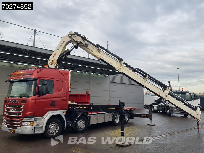 Scania G450 8X2 NL-Truck Hiab X-HIPRO 1058EP-6 Kran Front stab Retarder Euro 6 - Kamion sa tovarnim sandukom, Kamion sa dizalicom: slika 5 Scania G450 8X2 NL-Truck Hiab X-HIPRO 1058EP-6 Kran Front stab Retarder Euro 6 - Kamion sa tovarnim sandukom, Kamion sa dizalicom: slika 5