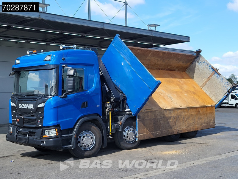 Scania G500 8X4 Hiab X-HIDUO 228 E-3 Crane Retarder Big-Axle Josset Menguy Tipper 14m3 Euro 6 - Istovarivač, Kamion sa dizalicom: slika 3 Scania G500 8X4 Hiab X-HIDUO 228 E-3 Crane Retarder Big-Axle Josset Menguy Tipper 14m3 Euro 6 - Istovarivač, Kamion sa dizalicom: slika 3