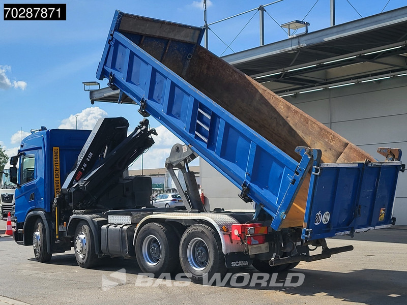 Scania G500 8X4 Hiab X-HIDUO 228 E-3 Crane Retarder Big-Axle Josset Menguy Tipper 14m3 Euro 6 - Istovarivač, Kamion sa dizalicom: slika 5 Scania G500 8X4 Hiab X-HIDUO 228 E-3 Crane Retarder Big-Axle Josset Menguy Tipper 14m3 Euro 6 - Istovarivač, Kamion sa dizalicom: slika 5