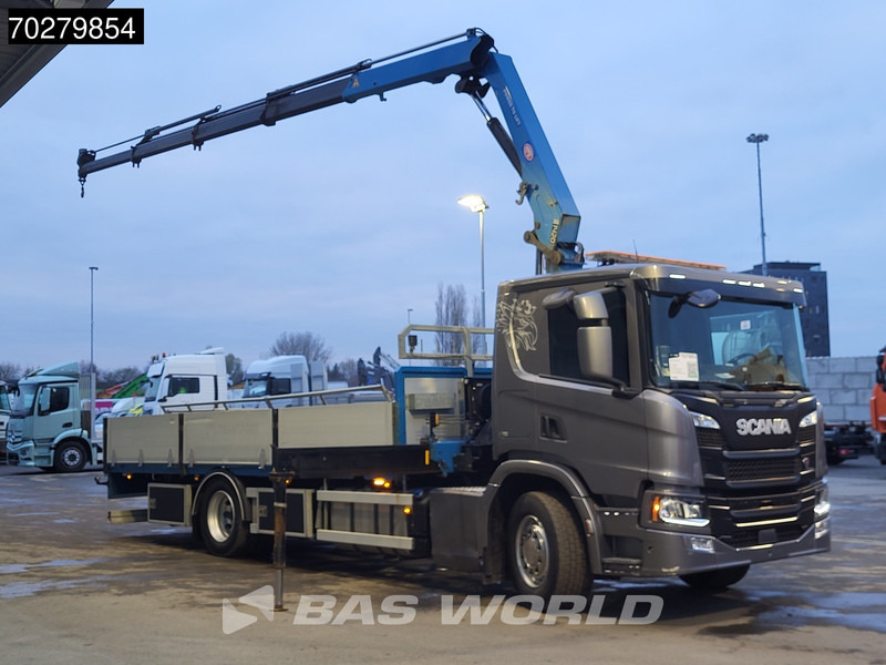 Scania P280 4X2 HMF 1420K-RC Kran Crane Leather seats Automatic Euro 6 - Kamion sa tovarnim sandukom, Kamion sa dizalicom: slika 3 Scania P280 4X2 HMF 1420K-RC Kran Crane Leather seats Automatic Euro 6 - Kamion sa tovarnim sandukom, Kamion sa dizalicom: slika 3