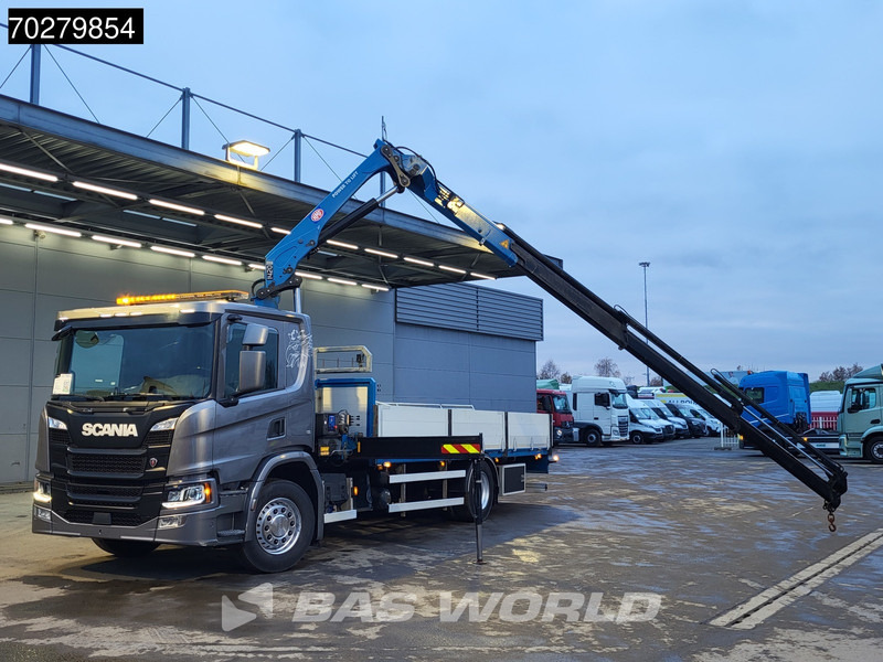 Scania P280 4X2 HMF 1420K-RC Kran Crane Leather seats Automatic Euro 6 - Kamion sa tovarnim sandukom, Kamion sa dizalicom: slika 5 Scania P280 4X2 HMF 1420K-RC Kran Crane Leather seats Automatic Euro 6 - Kamion sa tovarnim sandukom, Kamion sa dizalicom: slika 5