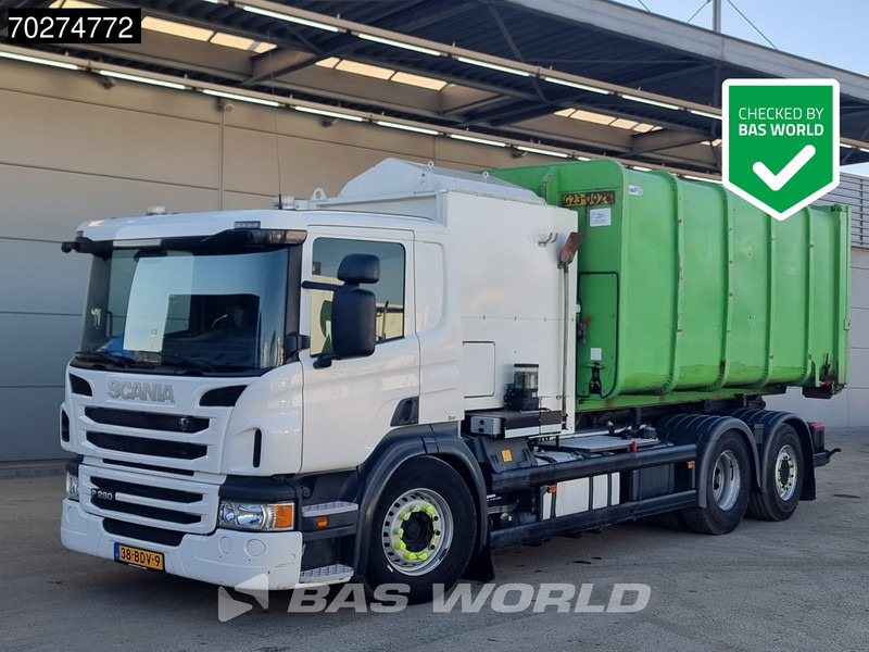 Scania P280 6X2 20m3 Zoeller Seitenlader Translift Lift+steering Axle Retarder Euro 6 - Kamion sa hidrauličnom kukom: slika 1 Scania P280 6X2 20m3 Zoeller Seitenlader Translift Lift+steering Axle Retarder Euro 6 - Kamion sa hidrauličnom kukom: slika 1