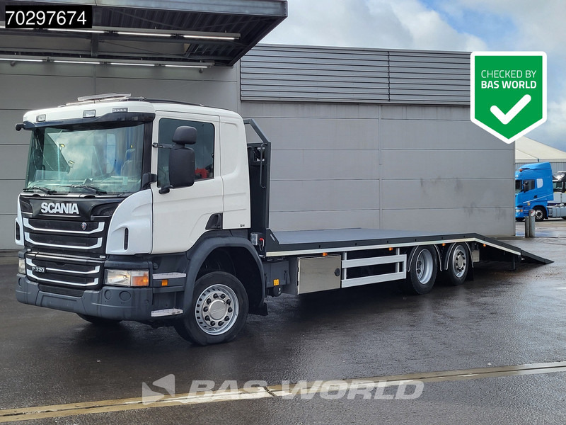 Scania P320 P 6X2 Machine transporter Winch Lift+Steering Axle Euro 6 - Kamion za prevoz automobila: slika 1 Scania P320 P 6X2 Machine transporter Winch Lift+Steering Axle Euro 6 - Kamion za prevoz automobila: slika 1