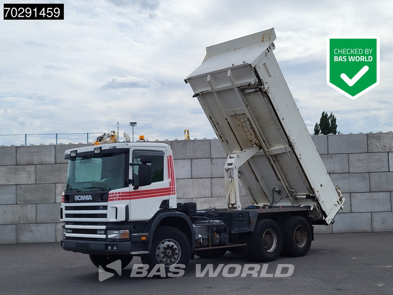 Scania P340 6X4 2 side11m3 Bennes Tipper Big-Axle Steelsuspension Manual Euro 3 - Istovarivač: slika 1 Scania P340 6X4 2 side11m3 Bennes Tipper Big-Axle Steelsuspension Manual Euro 3 - Istovarivač: slika 1