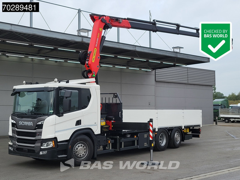 Scania P410 6X2 NEW! Palfinger PK24-001 SLD 5 Kran Crane Retarder Lift+steering axle - Kamion sa tovarnim sandukom, Kamion sa dizalicom: slika 1 Scania P410 6X2 NEW! Palfinger PK24-001 SLD 5 Kran Crane Retarder Lift+steering axle - Kamion sa tovarnim sandukom, Kamion sa dizalicom: slika 1