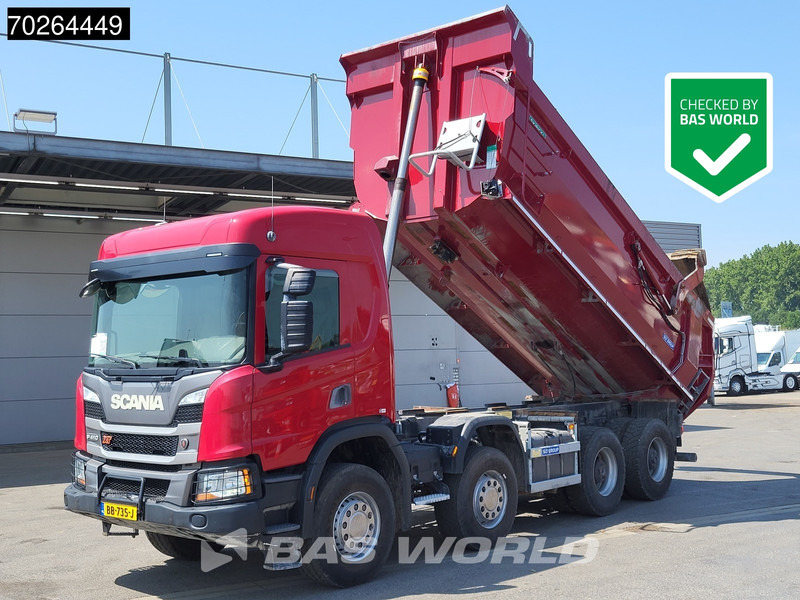Scania P410 8X4 NL-Truck 19m3 tipper box heating Big-Axle Steelsuspension Automatic - Istovarivač: slika 1 Scania P410 8X4 NL-Truck 19m3 tipper box heating Big-Axle Steelsuspension Automatic - Istovarivač: slika 1