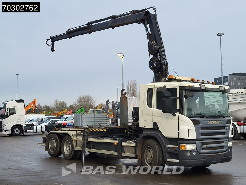 Scania P420 6X2 Hiab 166 ES-3 Hipro Crane Remote VDL 25tons hooklift Euro 5 - Kamion sa hidrauličnom kukom, Kamion sa dizalicom: slika 3 Scania P420 6X2 Hiab 166 ES-3 Hipro Crane Remote VDL 25tons hooklift Euro 5 - Kamion sa hidrauličnom kukom, Kamion sa dizalicom: slika 3