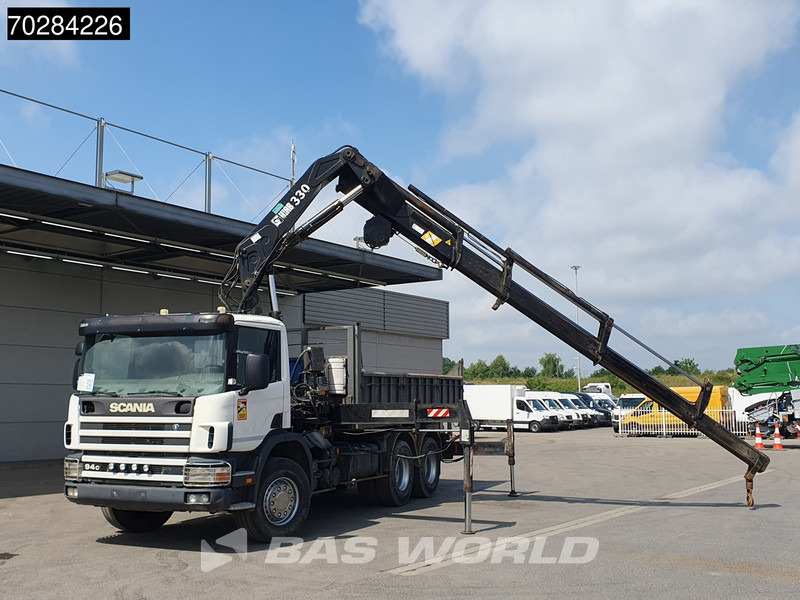 Scania P94 6X4 Hiab 330-4 Kran Crane 9m3 tipper Manual Steelsuspension Euro 3 - Istovarivač, Kamion sa dizalicom: slika 5 Scania P94 6X4 Hiab 330-4 Kran Crane 9m3 tipper Manual Steelsuspension Euro 3 - Istovarivač, Kamion sa dizalicom: slika 5
