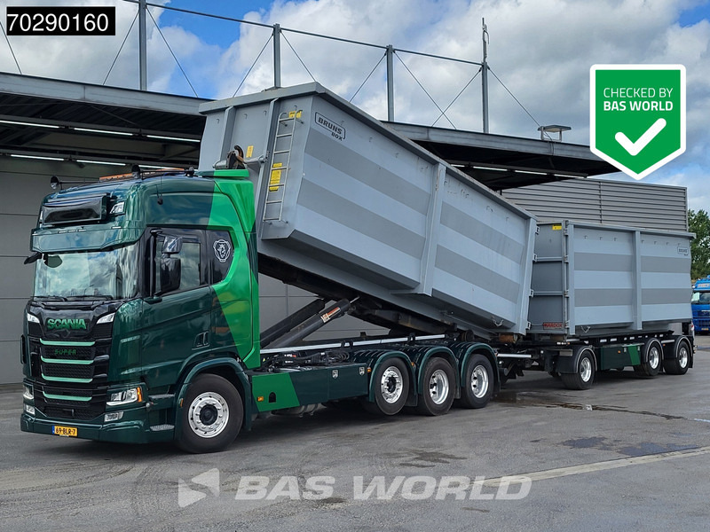 Scania R500 8X2 NL-Truck VDL SK-25-6600 Hooklift Retarder 2xTanks Navi ACC Euro 6 - Kamion sa hidrauličnom kukom: slika 1 Scania R500 8X2 NL-Truck VDL SK-25-6600 Hooklift Retarder 2xTanks Navi ACC Euro 6 - Kamion sa hidrauličnom kukom: slika 1