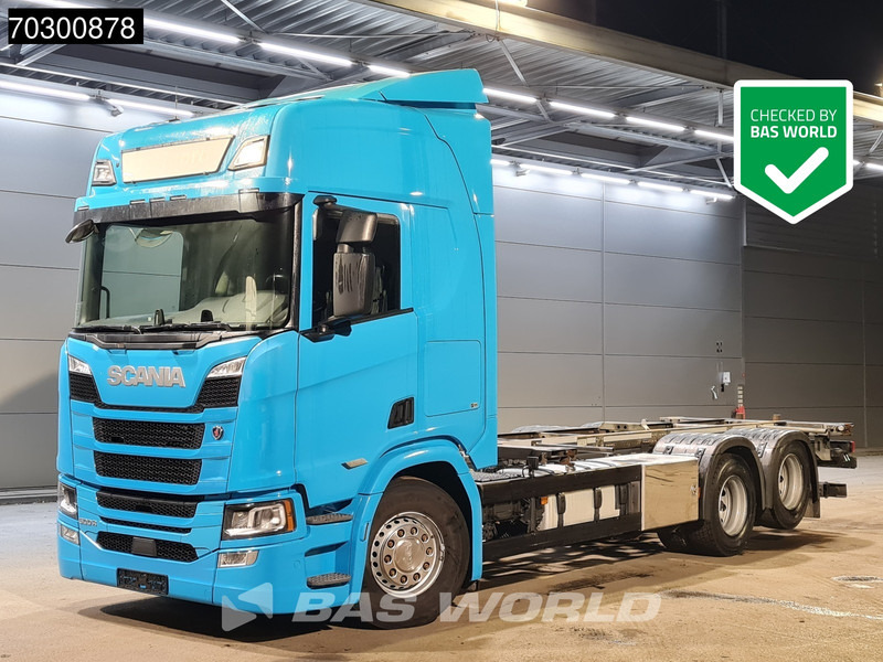 Scania R500 R 6X2 WECON BDF Full Air Suspension Retarder Lift-Axle Automatic Leather Seats - Kamion za prevoz kontejnera/ Kamion sa promenjivim sandukom: slika 1 Scania R500 R 6X2 WECON BDF Full Air Suspension Retarder Lift-Axle Automatic Leather Seats - Kamion za prevoz kontejnera/ Kamion sa promenjivim sandukom: slika 1