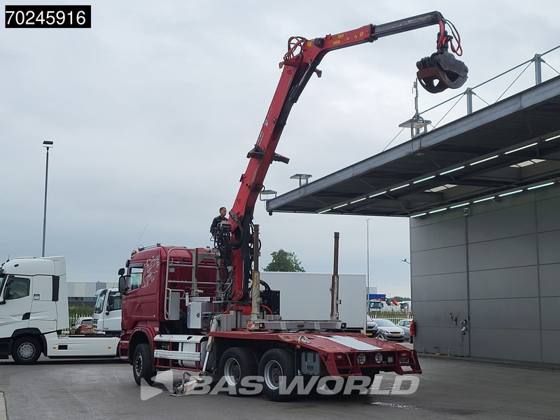 Scania R580 6X4 3-Pedals Jonsered J28505 83 Crane Kran Steel-suspension Retarder Euro 6 - Šticar, Kamion sa dizalicom: slika 2 Scania R580 6X4 3-Pedals Jonsered J28505 83 Crane Kran Steel-suspension Retarder Euro 6 - Šticar, Kamion sa dizalicom: slika 2