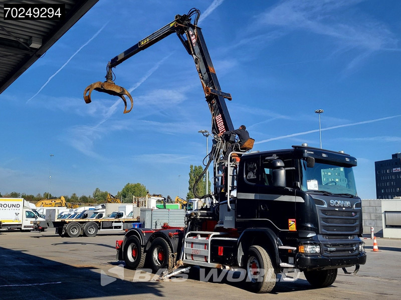 Scania R580 6X4 Holz Kran Diebolt D28 Full-Steel - Šticar, Kamion sa dizalicom: slika 3 Scania R580 6X4 Holz Kran Diebolt D28 Full-Steel - Šticar, Kamion sa dizalicom: slika 3