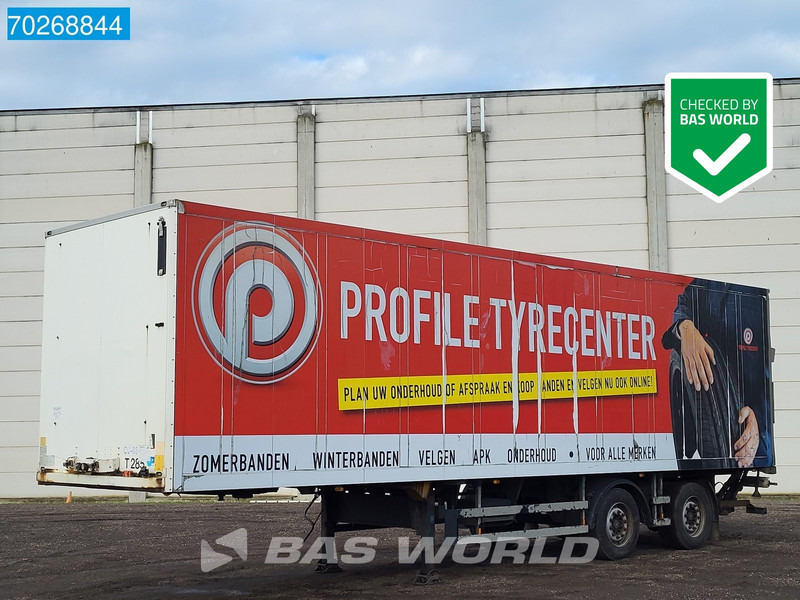 Schmitz Cargobull SKO18 2 axles Tailgate Lenkachse LBW - Poluprikolica sa zatvorenim sandukom: slika 1 Schmitz Cargobull SKO18 2 axles Tailgate Lenkachse LBW - Poluprikolica sa zatvorenim sandukom: slika 1