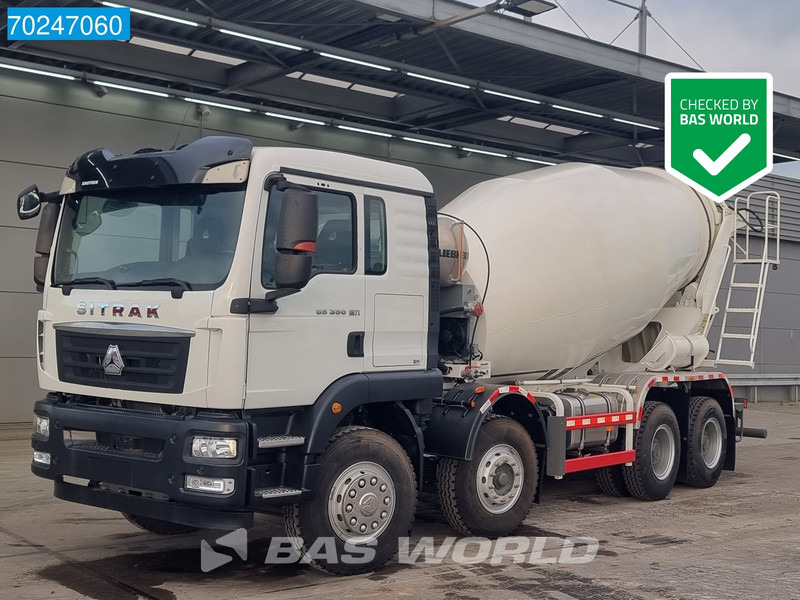 Sitrak G5 350 8X4 8m3 Liebherr HTM 804 H Mixer Big-Axle Steelsuspension - Mikser za beton: slika 1 Sitrak G5 350 8X4 8m3 Liebherr HTM 804 H Mixer Big-Axle Steelsuspension - Mikser za beton: slika 1