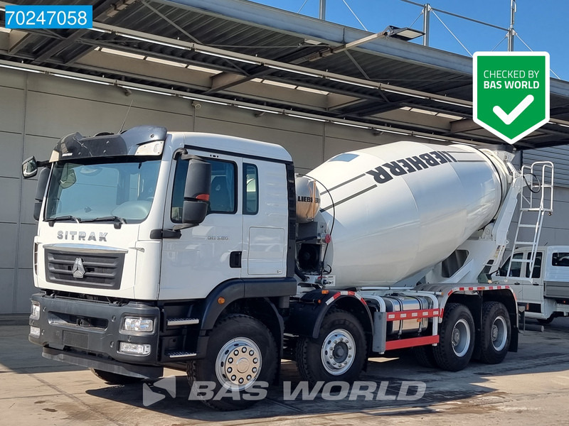 Sitrak G5 350 8X4 8m3 Liebherr Mixer Big-Axle Steelsuspension - Mikser za beton: slika 1 Sitrak G5 350 8X4 8m3 Liebherr Mixer Big-Axle Steelsuspension - Mikser za beton: slika 1